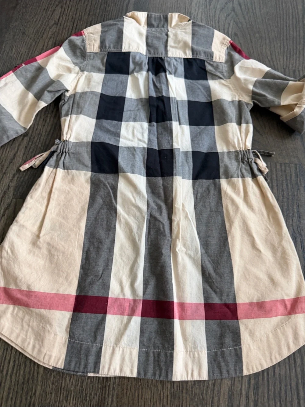 Burberry Children Button-Front Check Shirt Dress - size 5